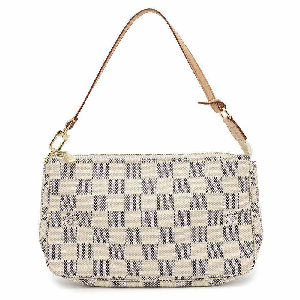 ルイヴィトン ハンドバッグ ダミエ・アズール ポシェット・アクセソワール N51986 LOUIS VUITTON アクセサリーポーチ