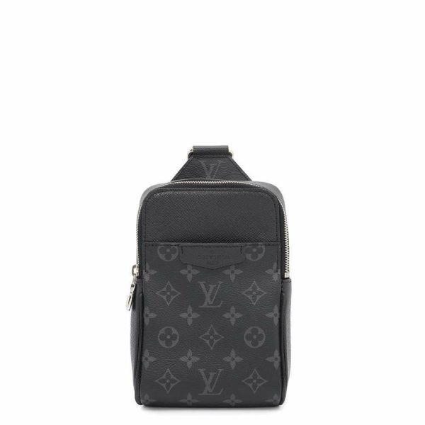 ルイヴィトン ボディバッグ モノグラム・エクリプス タイガラマ アウトドア・スリングバッグ M30741 メンズ ブラック 黒