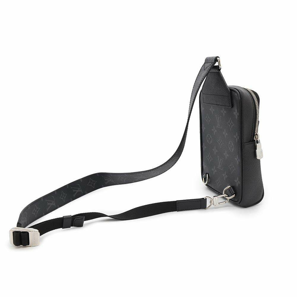 ルイヴィトン ボディバッグ モノグラム・エクリプス タイガラマ アウトドア・スリングバッグ M30741 メンズ ブラック 黒