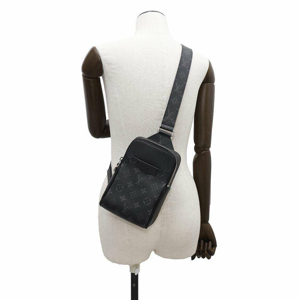 ルイヴィトン ボディバッグ モノグラム・エクリプス タイガラマ アウトドア・スリングバッグ M30741 メンズ ブラック 黒