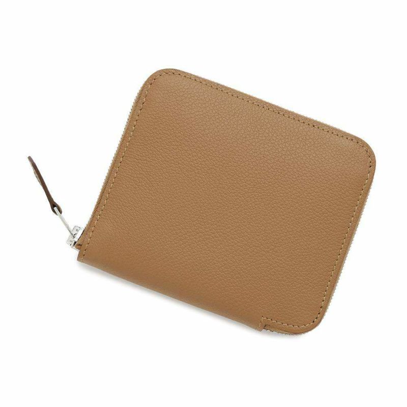 エルメス コインケース アザップコンパクト ゴールド/シルバー金具 エバーカラー K刻印 財布