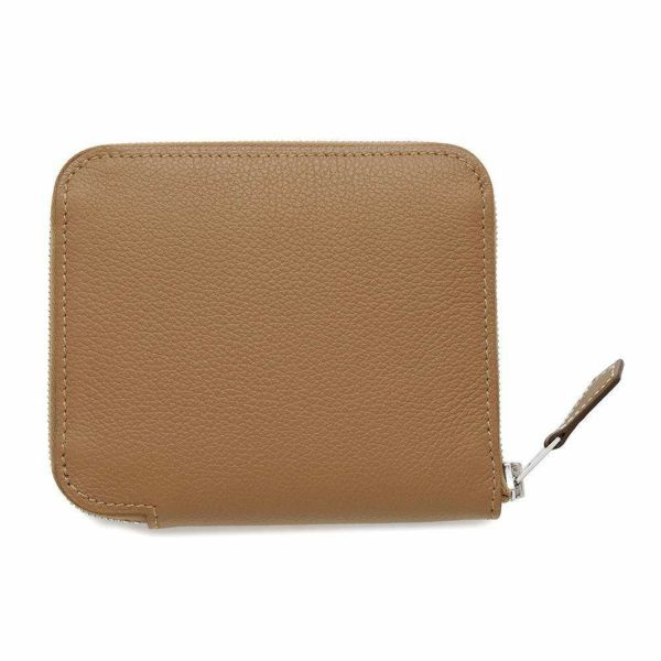 エルメス コインケース アザップコンパクト ゴールド/シルバー金具 エバーカラー K刻印 財布