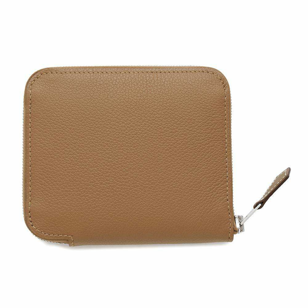 エルメス コインケース アザップコンパクト ゴールド/シルバー金具 エバーカラー K刻印 財布