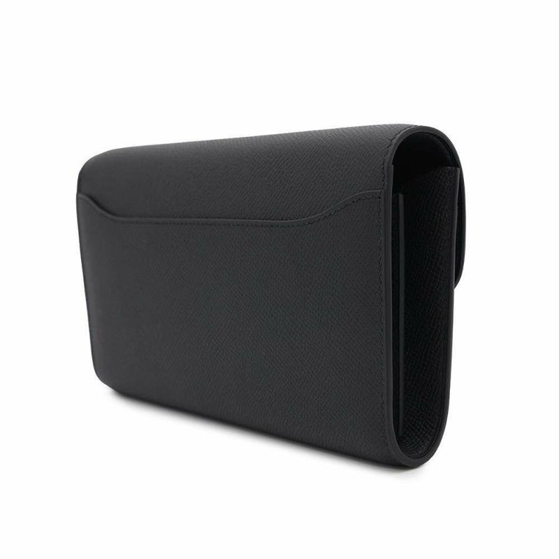 エルメス 長財布 コンスタンス トゥーゴー ロング ブラック/ゴールド金具 エプソン K刻印 HERMES 黒