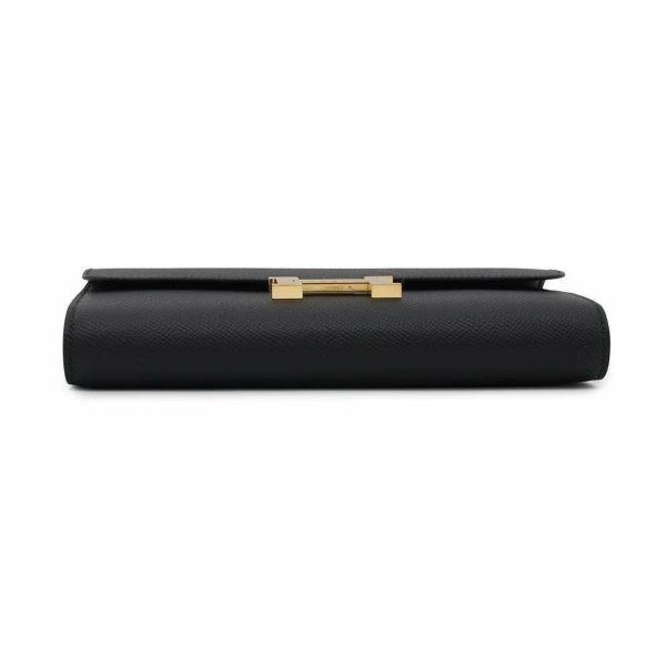 エルメス 長財布 コンスタンス トゥーゴー ロング ブラック/ゴールド金具 エプソン K刻印 HERMES 黒