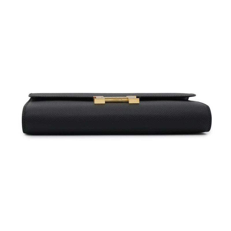 エルメス 長財布 コンスタンス トゥーゴー ロング ブラック/ゴールド金具 エプソン K刻印 HERMES 黒