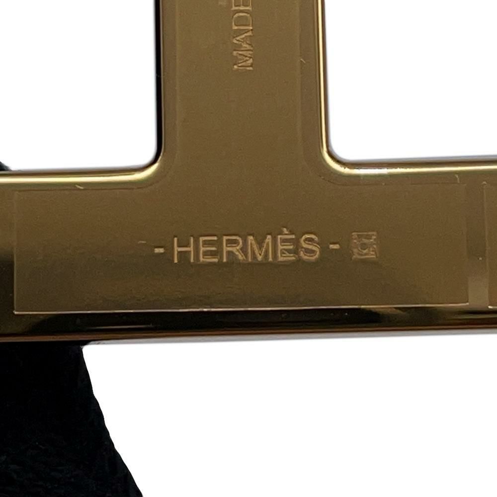 エルメス ブローチ シェーヌダンクル ゴールド/ゴールド金具 エプソン HERMES アクセサリー