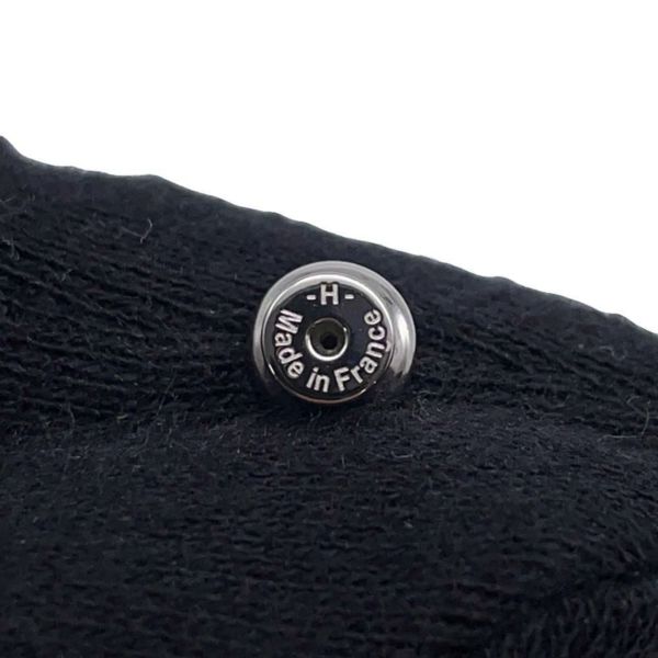 エルメス ピアス ミニ・ポップアッシュ マロングラッセ/シルバー金具 Hモチーフ HERMES Pop H ポップH