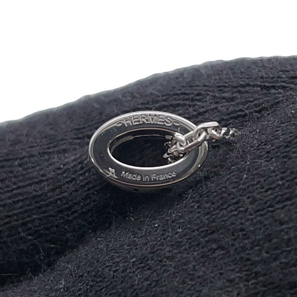エルメス ネックレス ポップアッシュ ホワイト/シルバー金具 HERMES Pop H アクセサリー ポップH 白