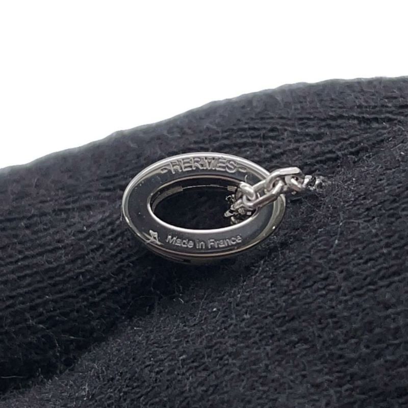 エルメス ネックレス ポップアッシュ ホワイト/シルバー金具 HERMES Pop H アクセサリー ポップH 白