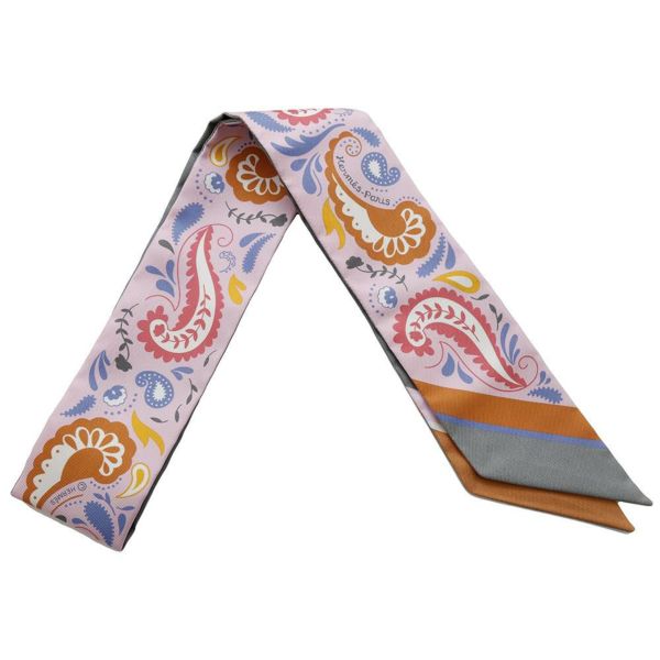 エルメス スカーフ ツイリー チーター・バンダナ Guepards Bandana HERMES シルク リボン 2024秋冬