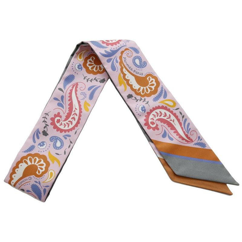 エルメス スカーフ ツイリー チーター・バンダナ Guepards Bandana HERMES シルク リボン 2024秋冬