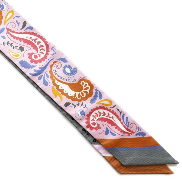 エルメス スカーフ ツイリー チーター・バンダナ Guepards Bandana HERMES シルク リボン 2024秋冬