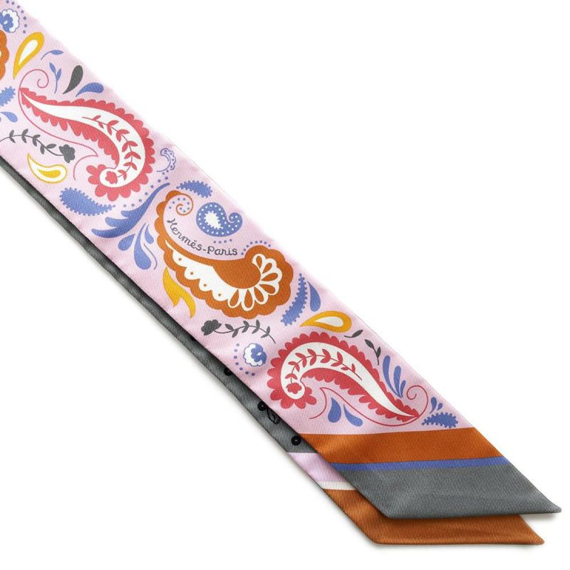 エルメス スカーフ ツイリー チーター・バンダナ Guepards Bandana HERMES シルク リボン 2024秋冬