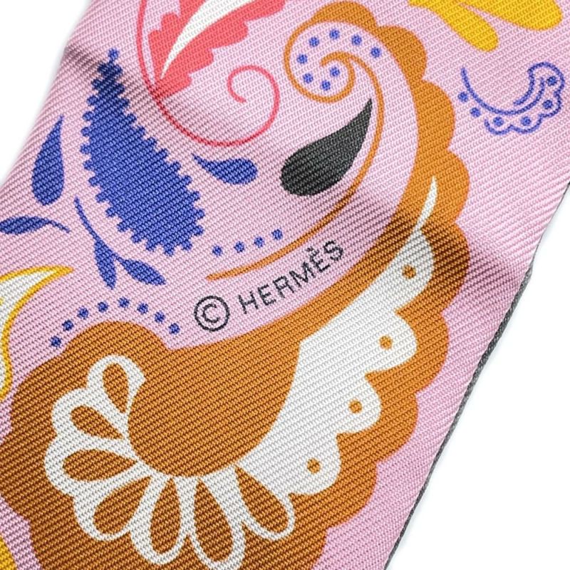 エルメス スカーフ ツイリー チーター・バンダナ Guepards Bandana HERMES シルク リボン 2024秋冬