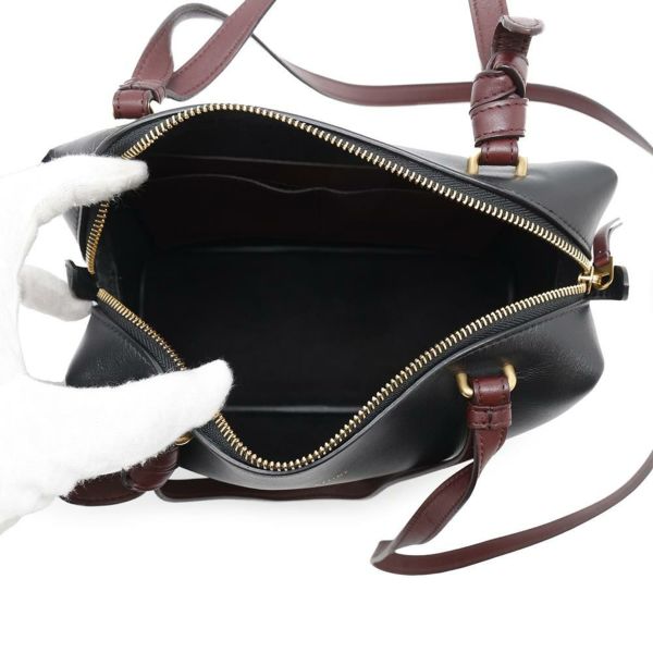 セリーヌ ハンドバッグ ソフトキューブ スモール レザー 181613 CELINE 2way 黒