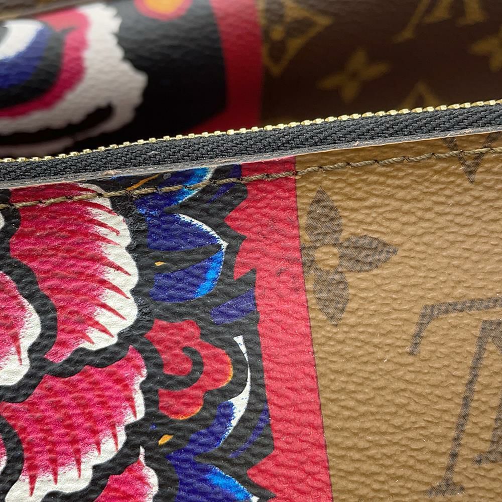 ルイヴィトン トートバッグ モノグラム ネヴァーフルMM M43499 歌舞伎 だるま 山本寛斎 ニコラ・ジェスキエール 日本限定