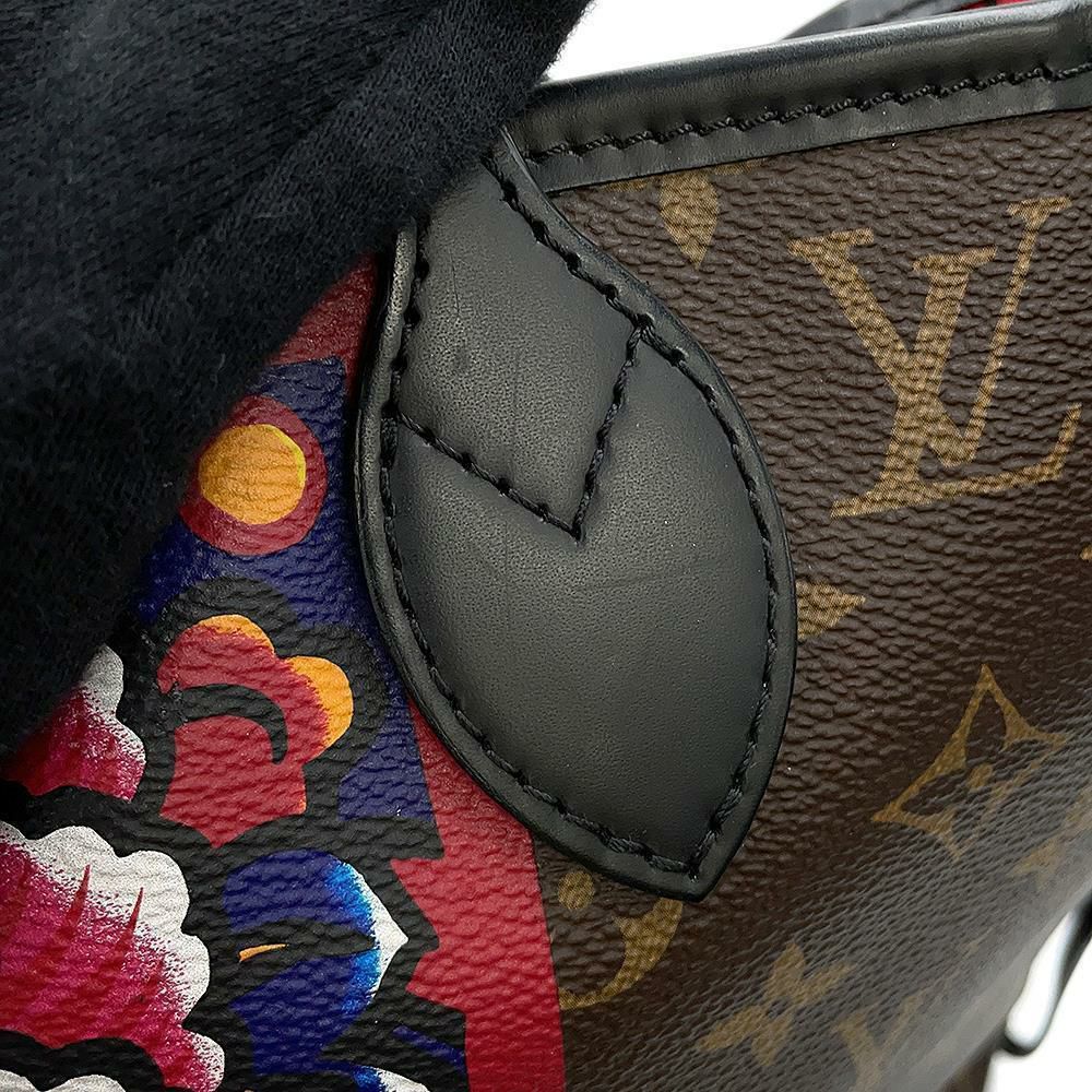 ルイヴィトン トートバッグ モノグラム ネヴァーフルMM M43499 歌舞伎 だるま 山本寛斎 ニコラ・ジェスキエール 日本限定