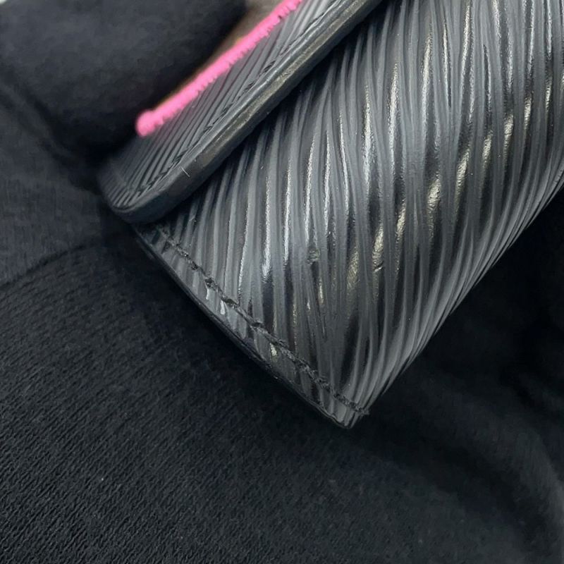 ルイヴィトン チェーンウォレット エピ ポルトフォイユ・ツイスト チェーン M63320 黒 ブラック 財布