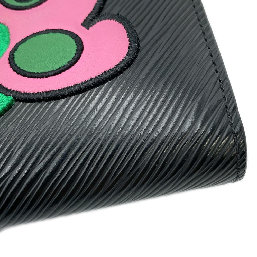 ルイヴィトン チェーンウォレット エピ ポルトフォイユ・ツイスト チェーン M63320 黒 ブラック 財布