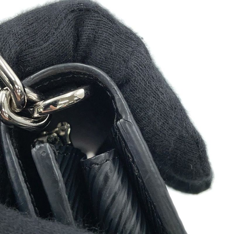 ルイヴィトン チェーンウォレット エピ ポルトフォイユ・ツイスト チェーン M63320 黒 ブラック 財布