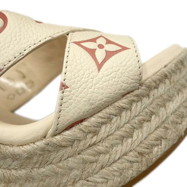 ルイヴィトン サンダル モノグラム スターボード・ライン ヴェッジソール レディースサイズ36 靴