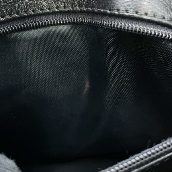 シャネル チェーンショルダーバッグ マトラッセ ココマーク タッセル リザード CHANEL 黒