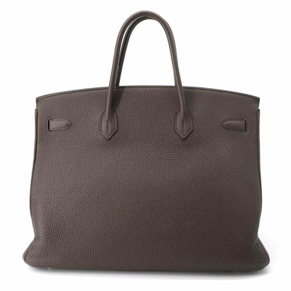 エルメス バーキン40 ショコラ/シルバー金具 トゴ □L刻印 HERMES Birkin ハンドバッグ