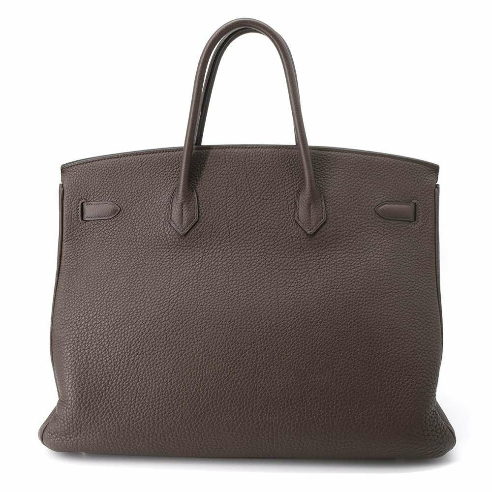 エルメス バーキン40 ショコラ/シルバー金具 トゴ □L刻印 HERMES Birkin ハンドバッグ