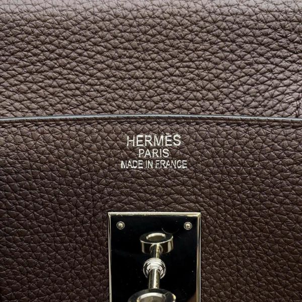 エルメス バーキン40 ショコラ/シルバー金具 トゴ □L刻印 HERMES Birkin ハンドバッグ
