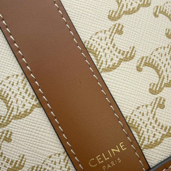 セリーヌ ショルダーバッグ スモール バケット トリオンフキャンバス 191442CAS.01BC CELINE 白