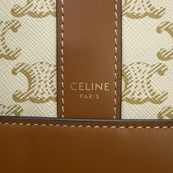 セリーヌ ショルダーバッグ スモール バケット トリオンフキャンバス 191442CAS.01BC CELINE 白