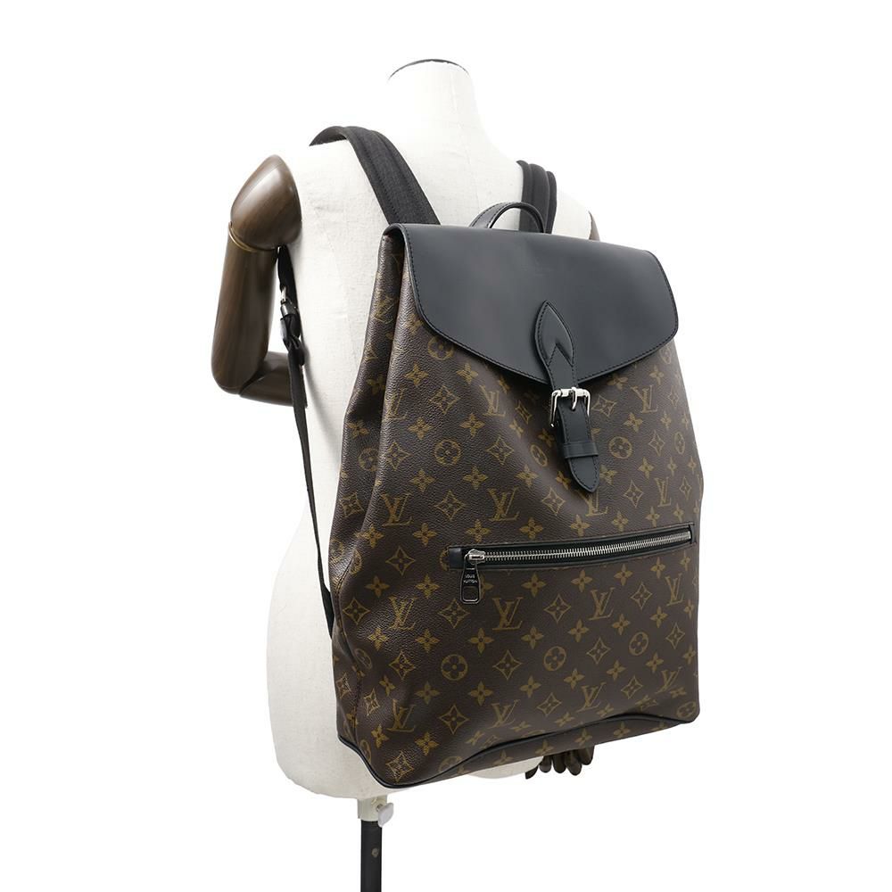 ルイヴィトン リュック モノグラム・マカサー パルク M40637 LOUIS VUITTON バックパック 黒 ブラック