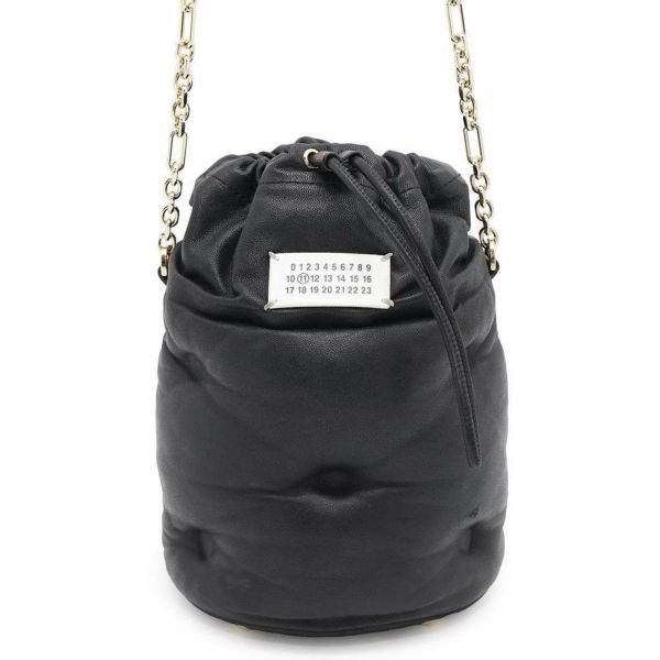 メゾンマルジェラ チェーンショルダーバッグ グラムスラム レザー S56WG0111 Maison Margiela 黒