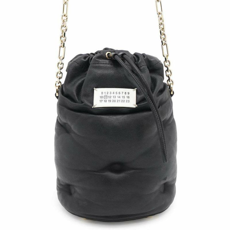 メゾンマルジェラ チェーンショルダーバッグ グラムスラム レザー S56WG0111 Maison Margiela 黒
