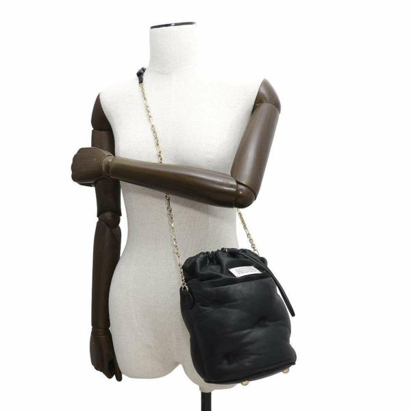 メゾンマルジェラ チェーンショルダーバッグ グラムスラム レザー S56WG0111 Maison Margiela 黒