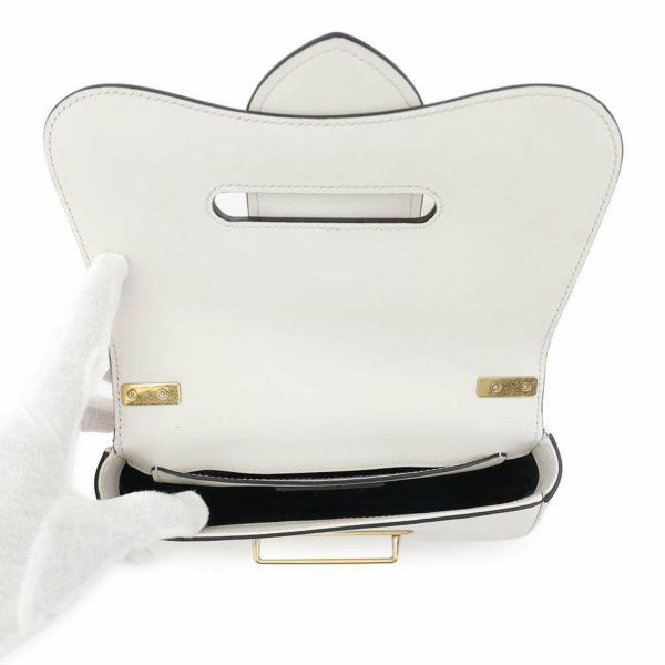 プラダ チェーンショルダーバッグ シドニー レザー 1BD219 PRADA 白