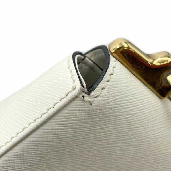 ☆良品・白タグ付☆PRADA パイソン×スエード チェーン ワン