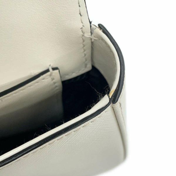 プラダ チェーンショルダーバッグ シドニー レザー 1BD219 PRADA 白