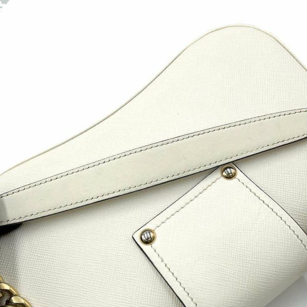 プラダ チェーンショルダーバッグ シドニー レザー 1BD219 PRADA 白