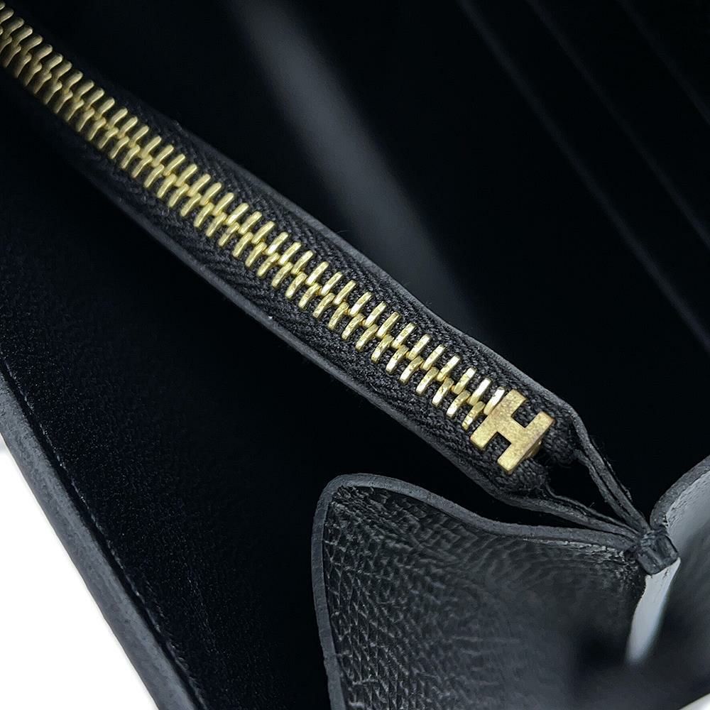 エルメス 長財布 コンスタンス トゥーゴー ロング ブラック/ゴールド金具 エプソン U刻印