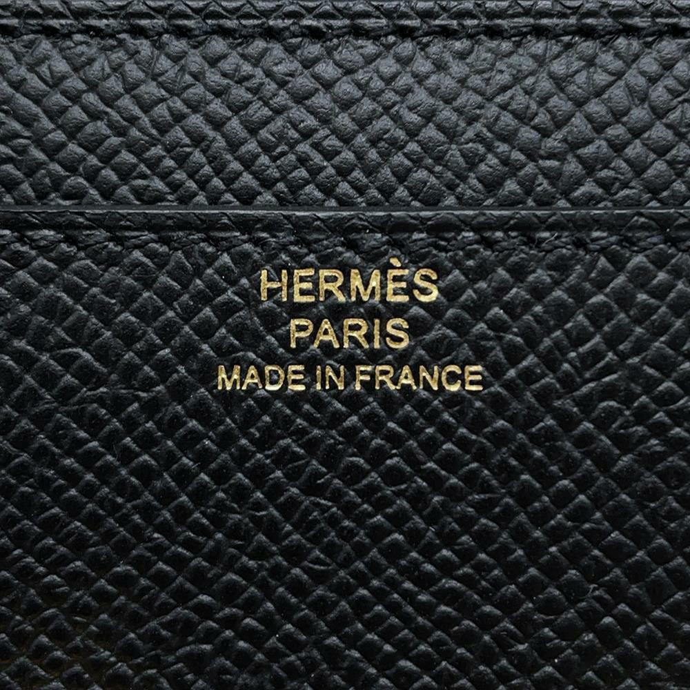 エルメス 長財布 コンスタンス トゥーゴー ロング ブラック/ゴールド金具 エプソン U刻印