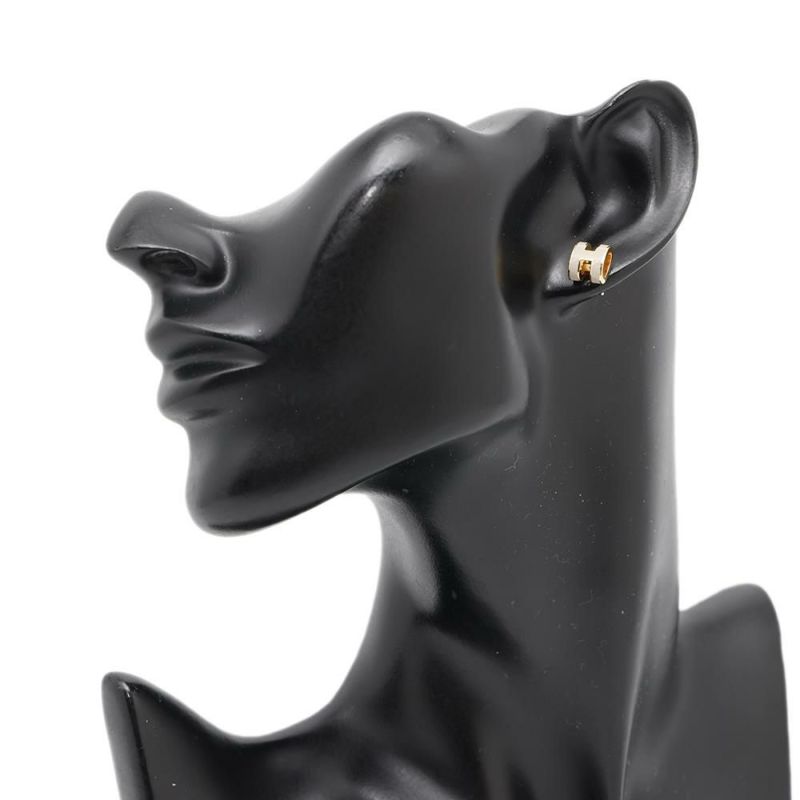 エルメス ピアス ミニ・ポップアッシュ マロングラッセ/ゴールド金具 Hモチーフ HERMES Pop H ポップH