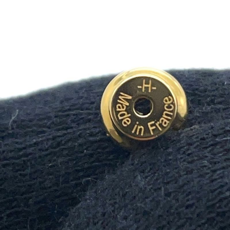 エルメス ピアス ミニ・ポップアッシュ マロングラッセ/ゴールド金具 Hモチーフ HERMES Pop H ポップH