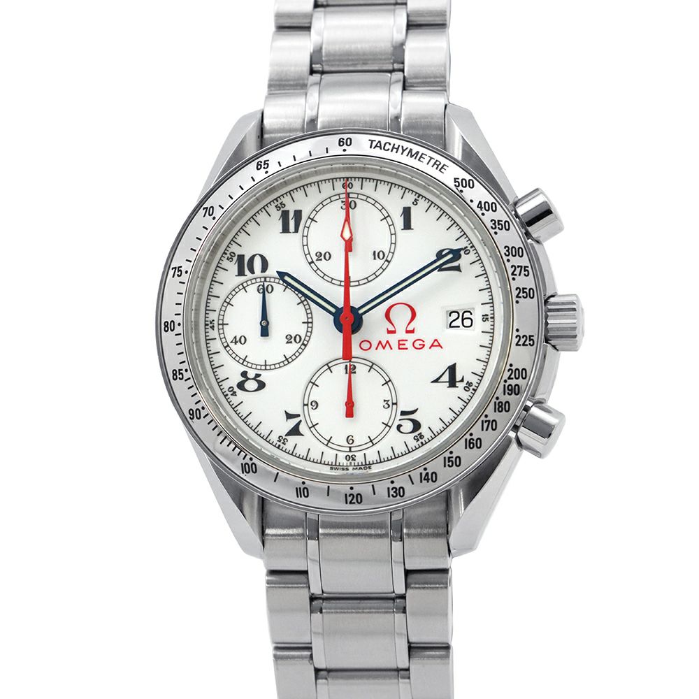 オメガ スピードマスター デイト クロノグラフ 3515.20 OMEGA 腕時計 ウォッチ 白文字盤
