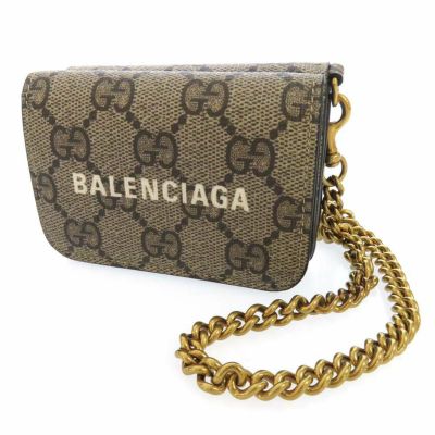 グッチ GGスプリーム 長財布 チャーム付き 美品 長財布 クリアランス純正品