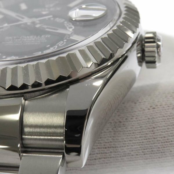 ロレックス スカイドゥエラー ランダムシリアル ルーレット 326934 ROLEX 腕時計 黒文字盤
