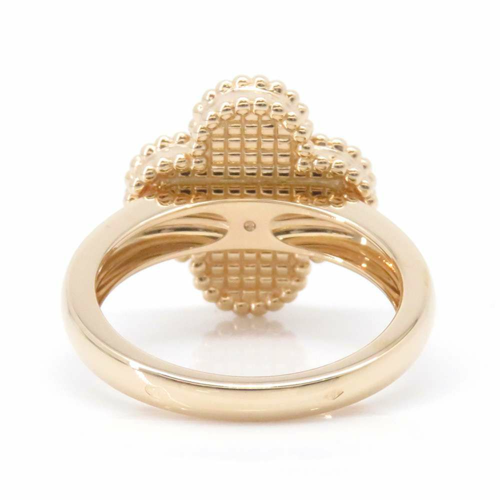 ヴァンクリーフ&アーペル リング ヴィンテージ アルハンブラ リング ギヨシェ K18YG リングサイズ52 VCARP6I352 指輪