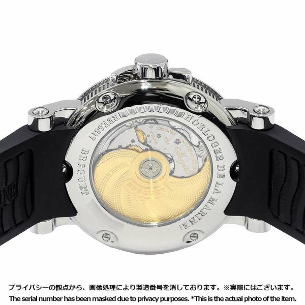 ブレゲ マリーン ラージデイト 5817ST/92/5V8 BREGUET 腕時計 黒文字盤