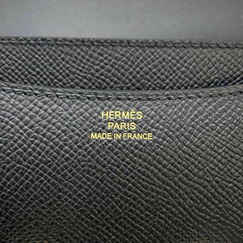 エルメス ミニ コンスタンス3 ミロワール ブラック/ゴールド金具 ヴォーエプソン B刻印 黒